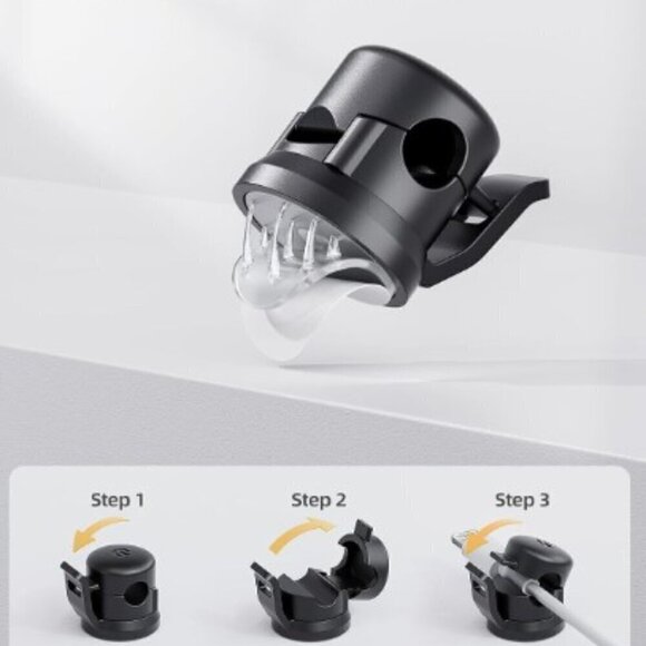 NEW CORD HOLDER, ADHESIVE CABLE ORGANIZER CLIPS 4 PACK - Picture 8 of 10